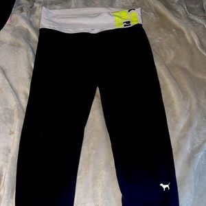 Pink yoga capri pants